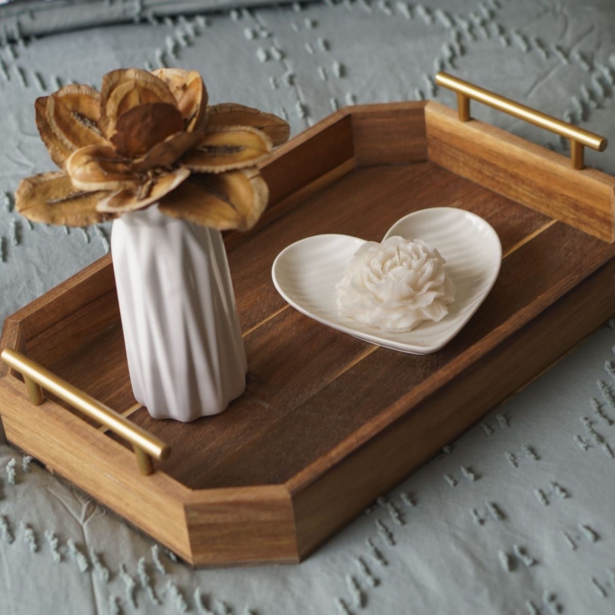 CLAUDIA RIVA HOME - Azafate de Madera de Acacia Small