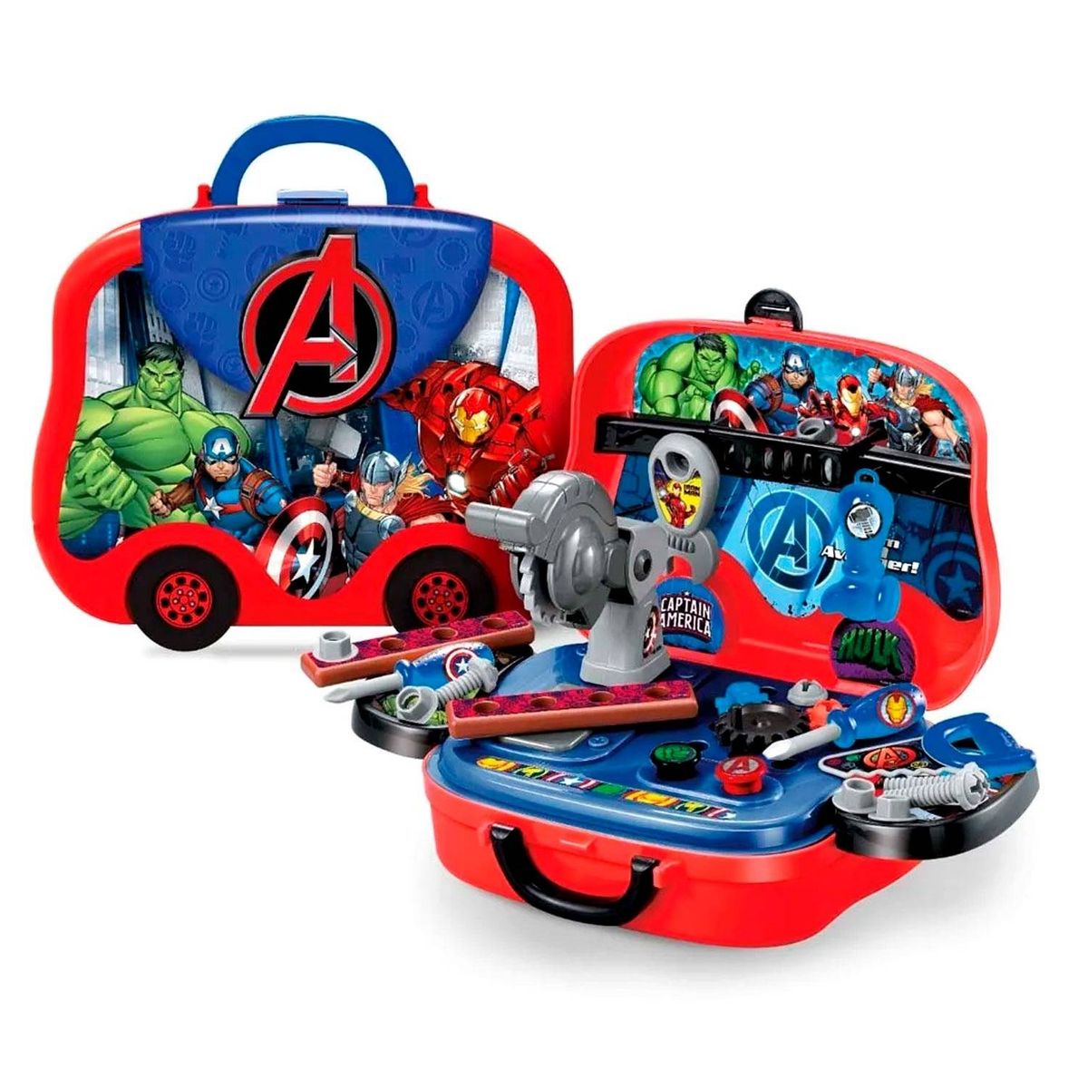 MARVEL - Set De Herramientas Y Lonchera 2 En 1 Avengers