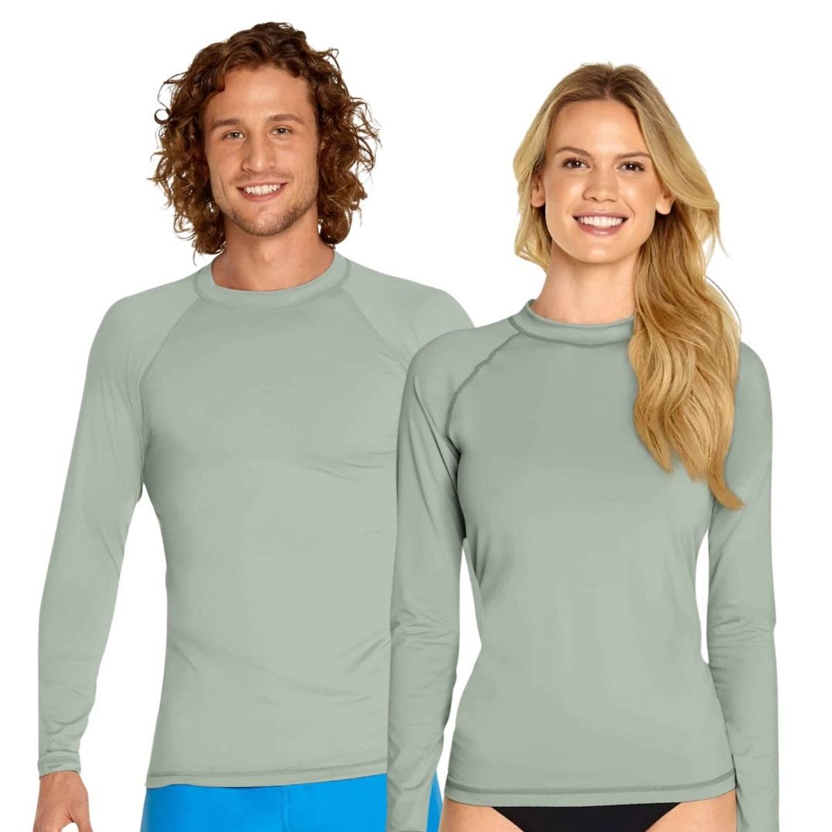 GENERICO - Polo Natacion Gris Unisex Ropa de baño  - Talla 16 hasta XL