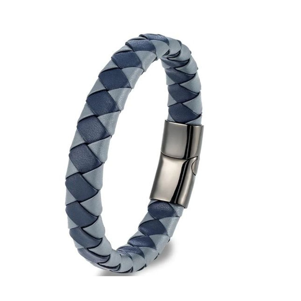 GENERICO - Pulsera Brazalete de Cuero Genuino Delta Hombres