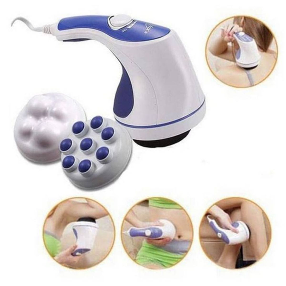 GENERICO - Masajeador corporal 5 en 1 relax y spin tone