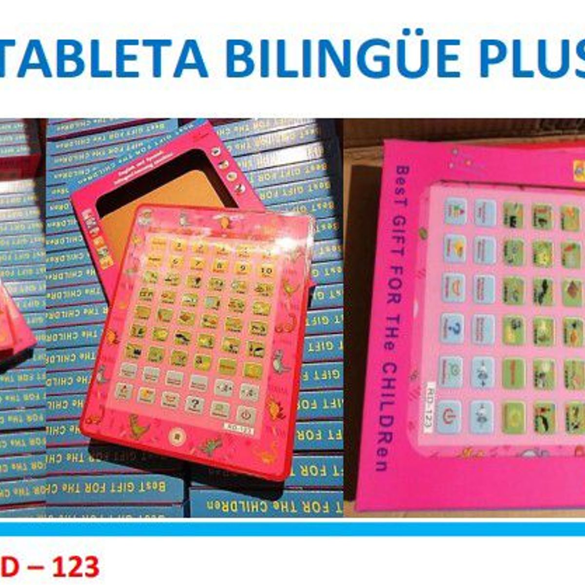 GENERICO - Tableta Bilingüe para Niños