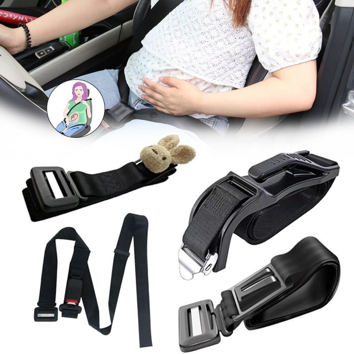 BAALATHKKO5 - Extensor Cinturón De Seguridad Auto Extensor Cinturón De Seg