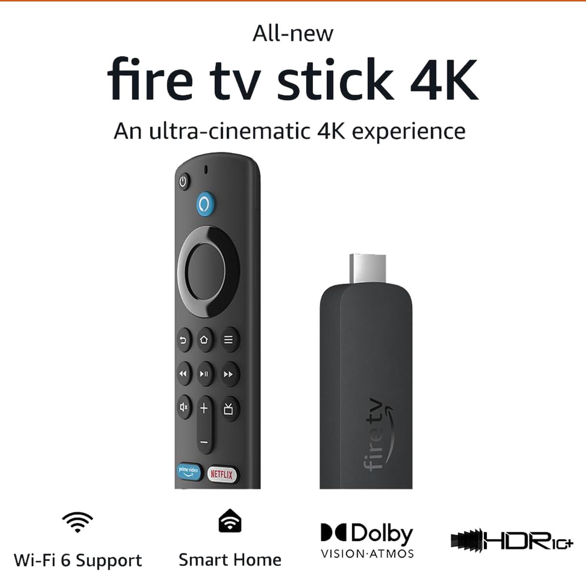 AMAZON - Amazon Stick Tv 4k - ultima generacion - wifi6 - juegos