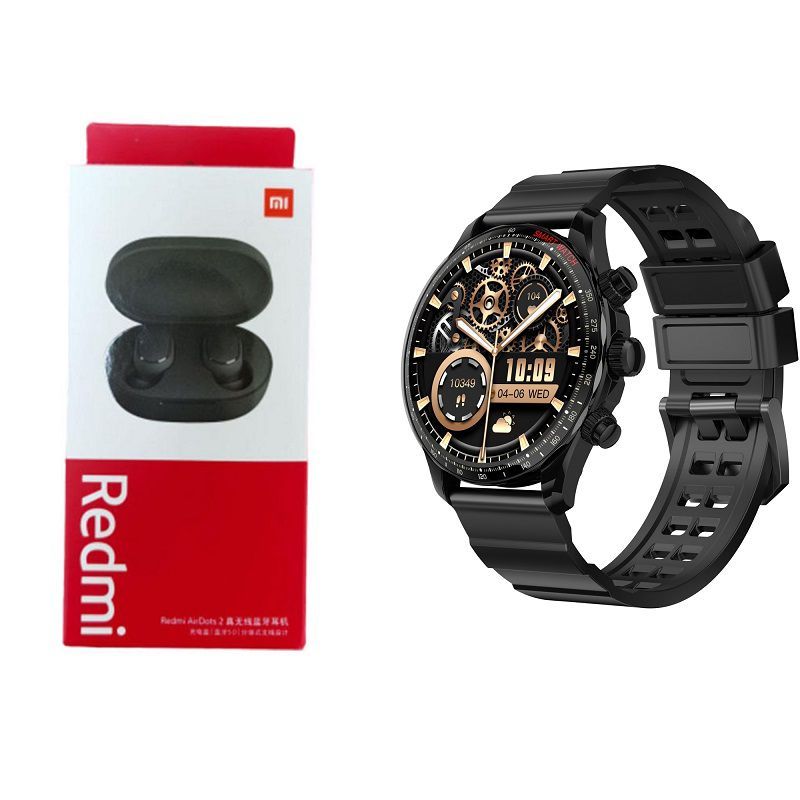 XIAOMI - Y99 Smartwatch+Audífonos  Auriculares Bluetooth XIAOMI Redmi AirDots2