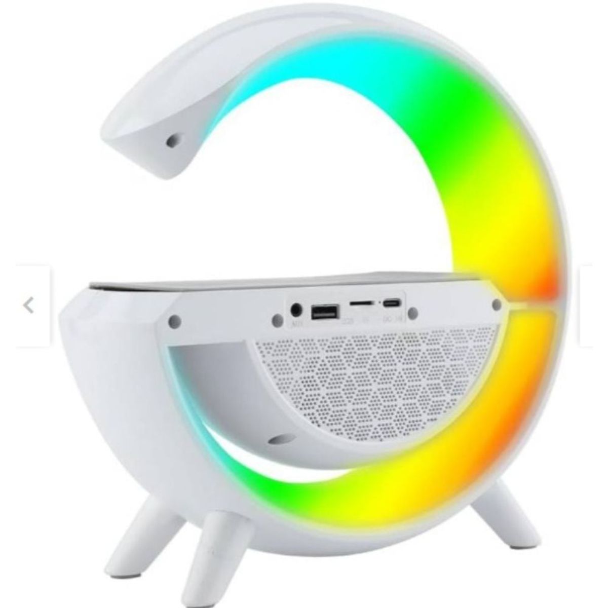 GENERICO - Parlante G  de sonido con luces multicolores Cargador inalambrico