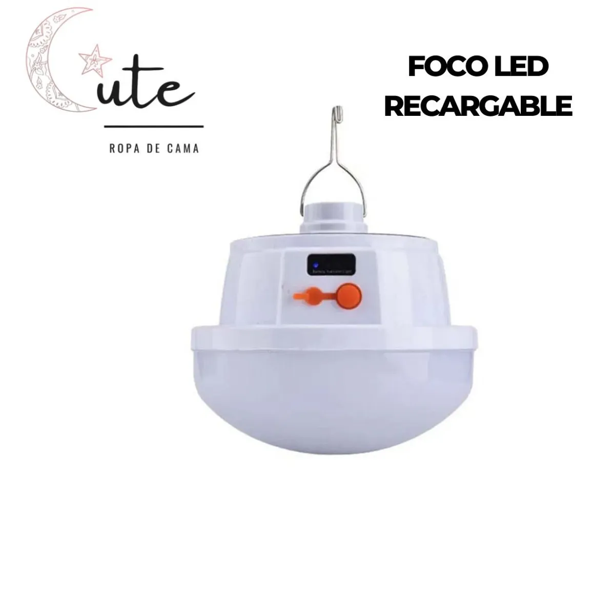GENERICO - FOCO LED PORTÁTIL RECARGABLE