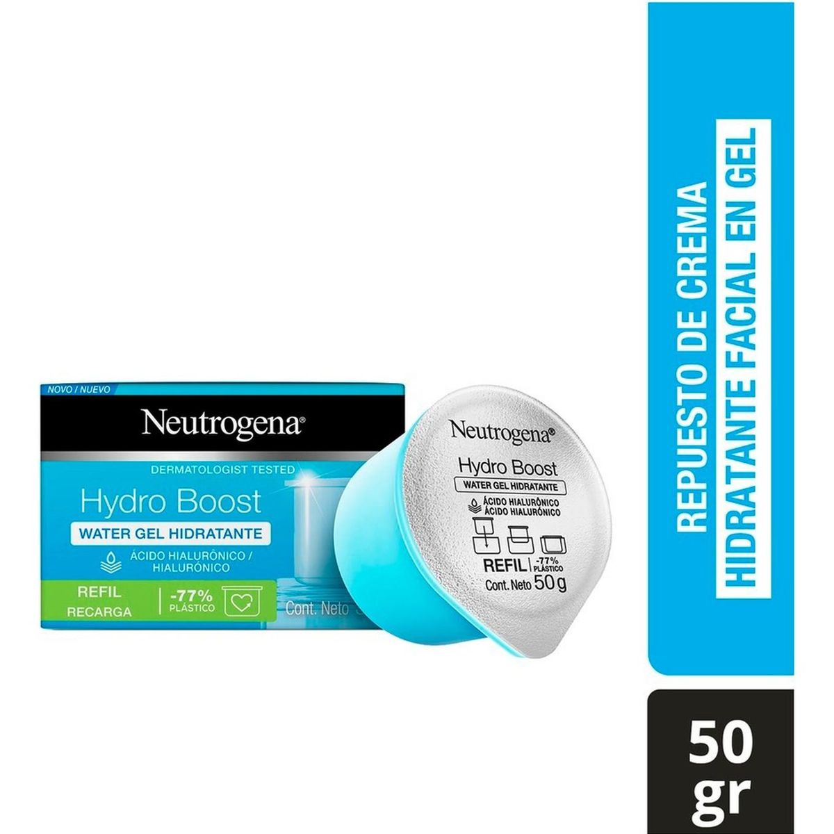 NEUTROGENA - Crema Facial Hydro Boost Refill 50 G Hidratante Neutrogena