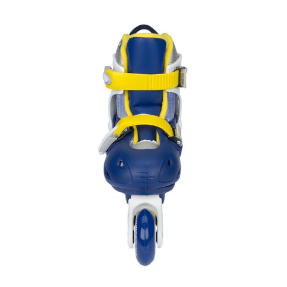 KRF - PATINES AJUSTABLE EN LÍNEA  PARA NIÑOS Y NIÑAS AZUL Y BLANCO TALLA 30 - 33