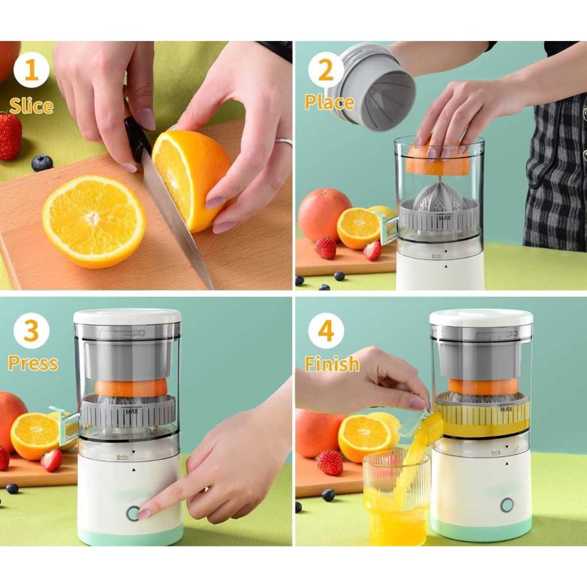 GENERICO - Exprimidor frutas portátil