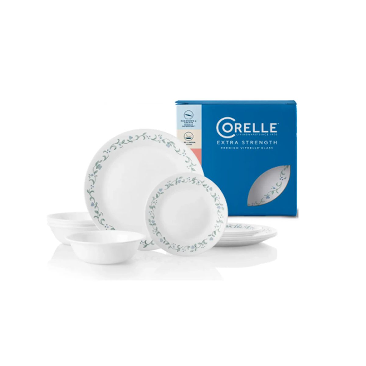 CORELLE - Vajilla Corelle 12 Piezas Country Cottage