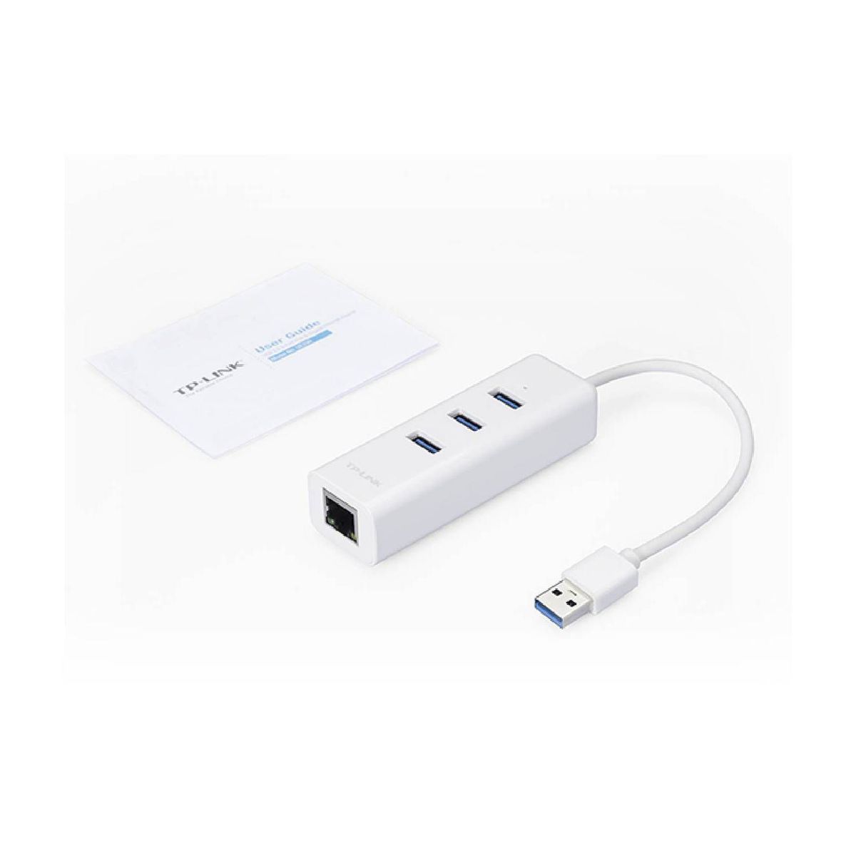 TP LINK - TP-Link UE330 / Adaptador de Red con 3 USB 3.0 y Gigabit X