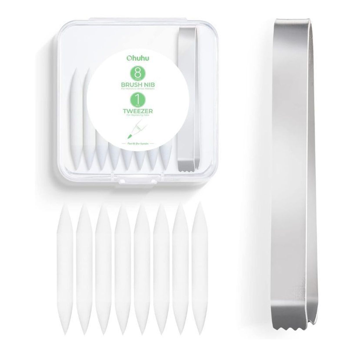 OHUHU - Ohuhu Honolulu: Set 8 Puntas de repuesto y pinza