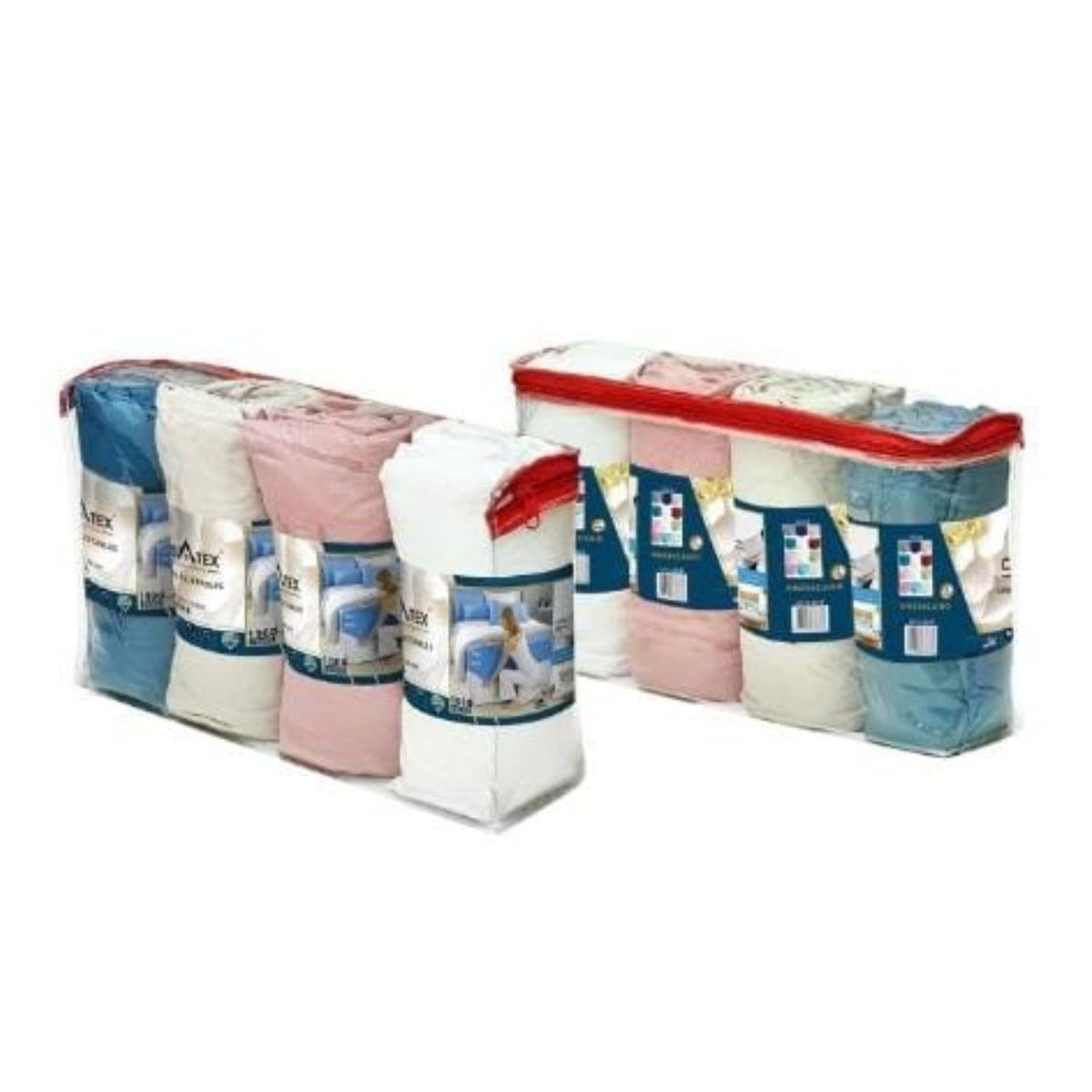 CASATEX - PACK DE 4 SABANAS AJUSTABLES TAMAÑO 2 PLAZAS