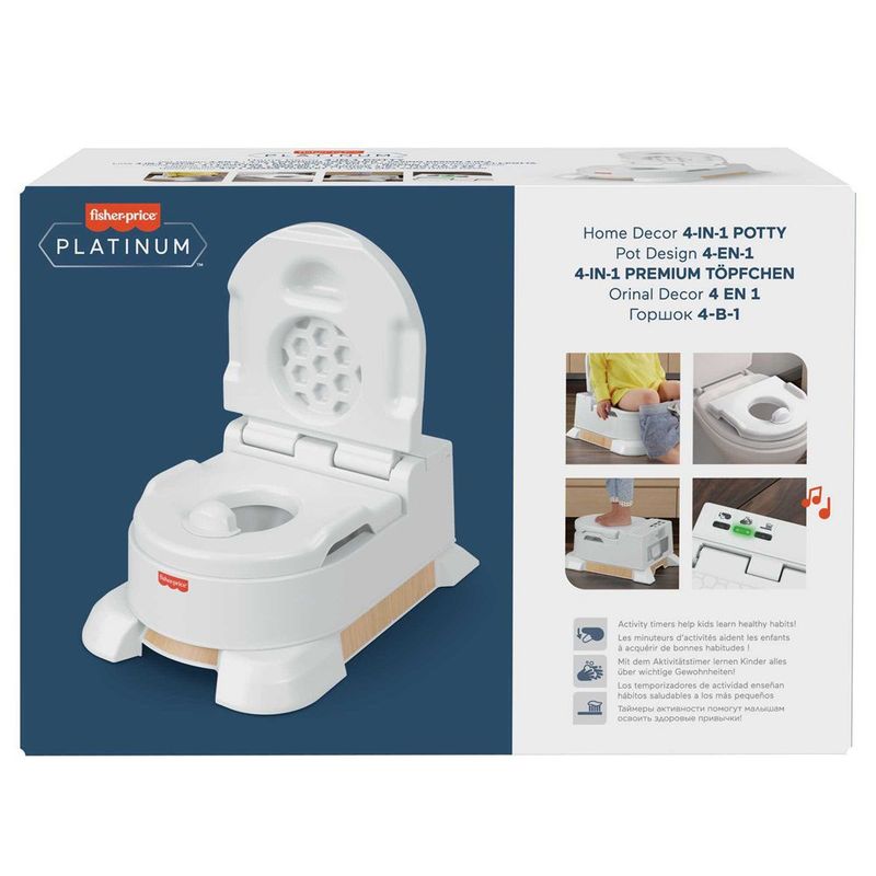 FISHER PRICE - Fisher Price Bacin de Lujo 4 en 1 Blanco