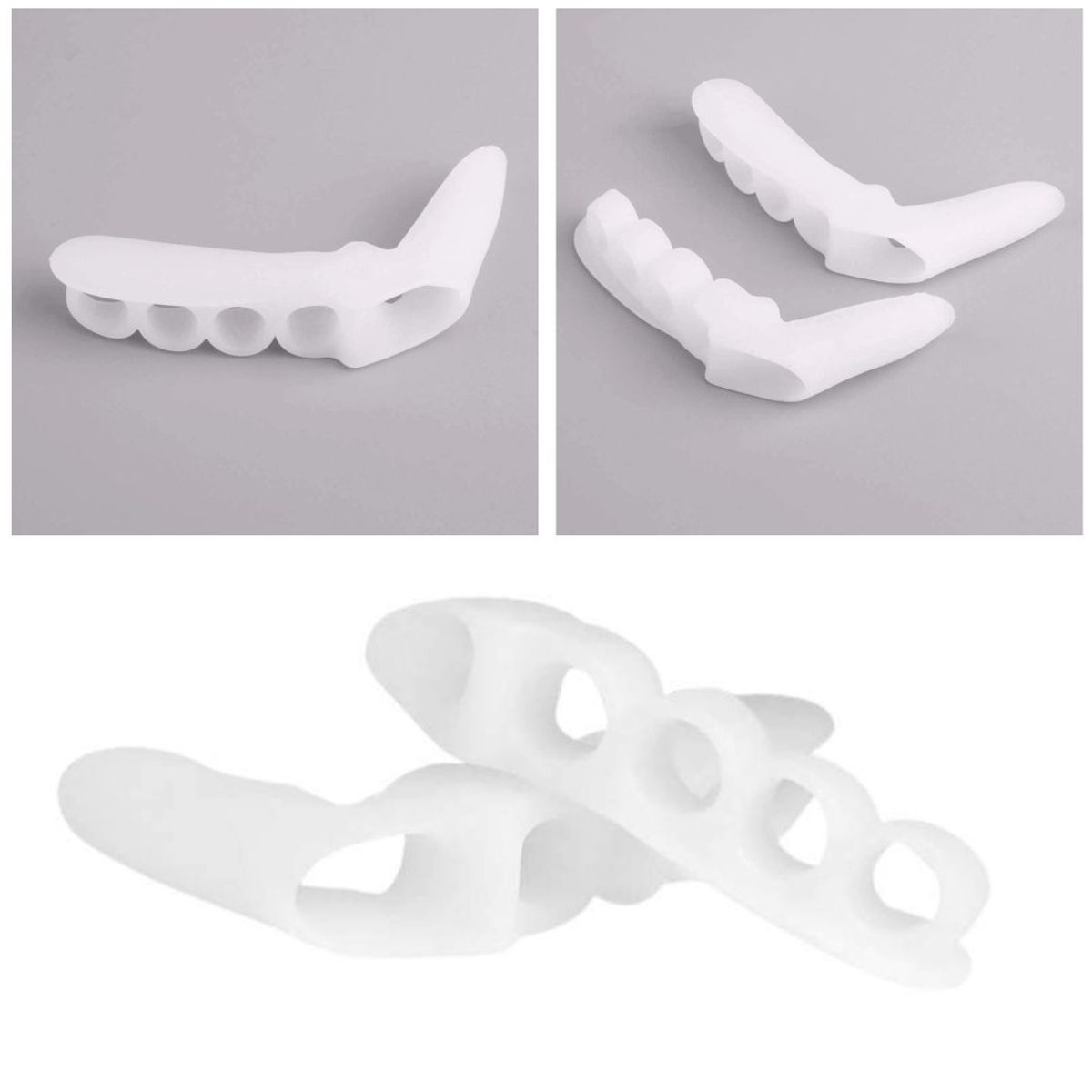 GENERICO - Separador de dedos y Protector de juanete para piés Compresión de dedos