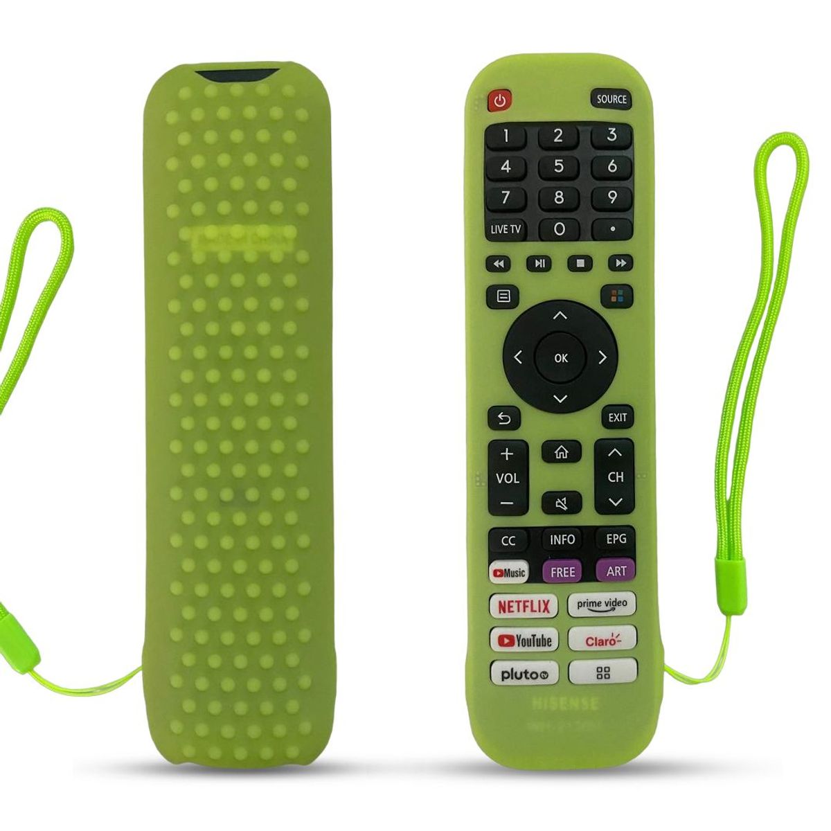 SIKAI - Funda para control remoto Smart Hisense EN2I30H  Verde