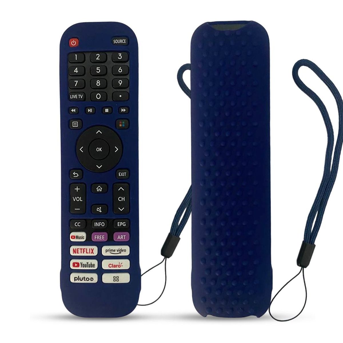 SIKAI - Funda para control remoto Smart Hisense EN2I30H  Azul Marino