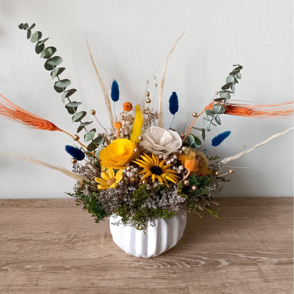 GENERICO - Arreglo flores Amarillas Año Nuevo Festejo Floral