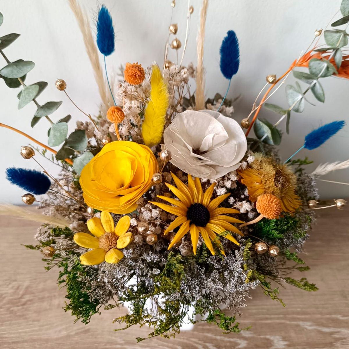 GENERICO - Arreglo flores Amarillas Año Nuevo Festejo Floral