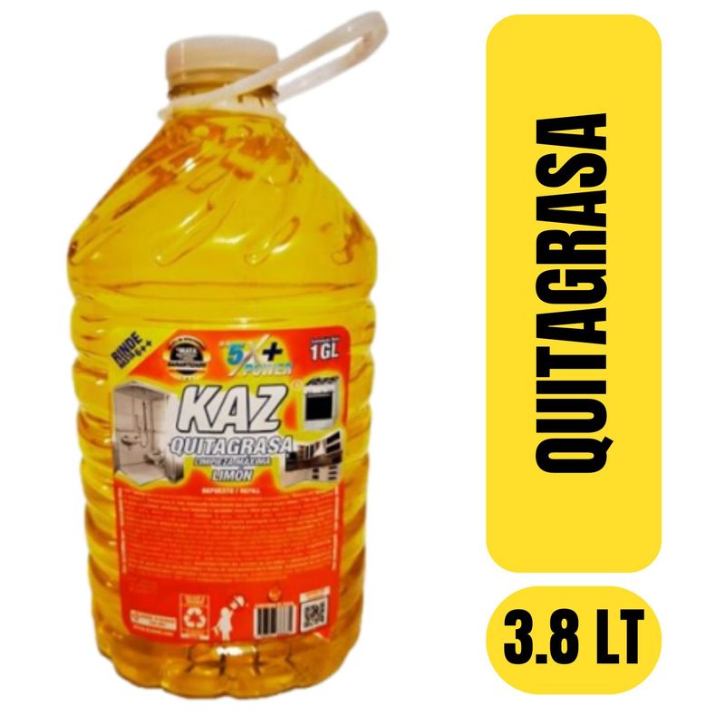 GENERICO - QUITAGRASA KAZ GALON 3.8 LTS