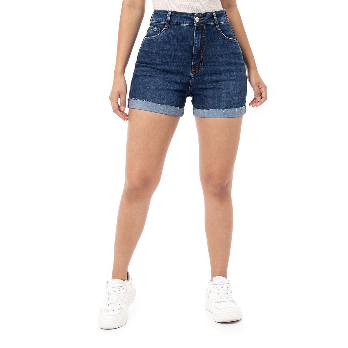 PIONIER - Short Denim Stretch Mariham Mujer