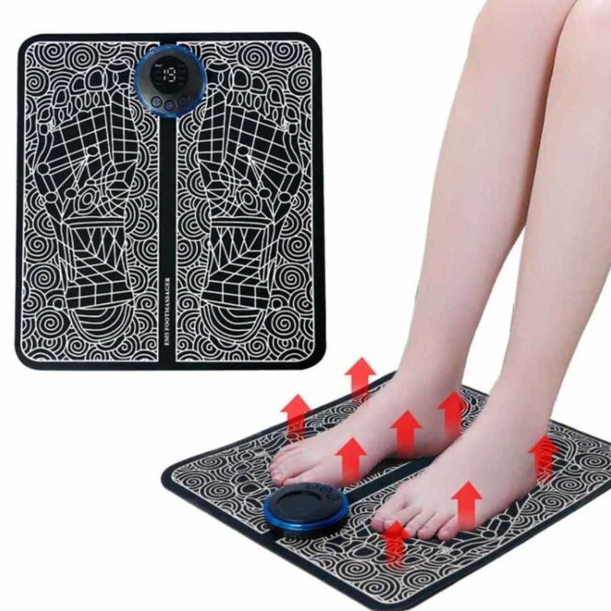 GENERICO - Masajeador de Pies Eléctrico Infrarrojo EMS Circulación Acupuntura