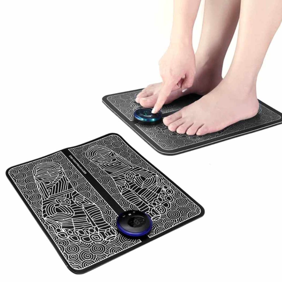 GENERICO - Masajeador de Pies Muscular de Electrodos PRO con Control Recargable