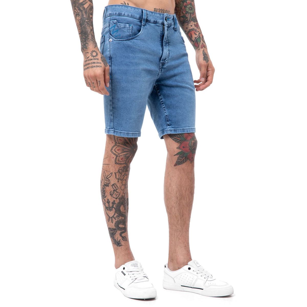 GZUCK - Short Denim Stretch Hombre Izher