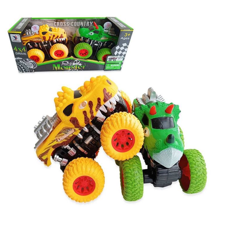 GENERICO - Juguete Carros Truck Monster con Luces y Sonido