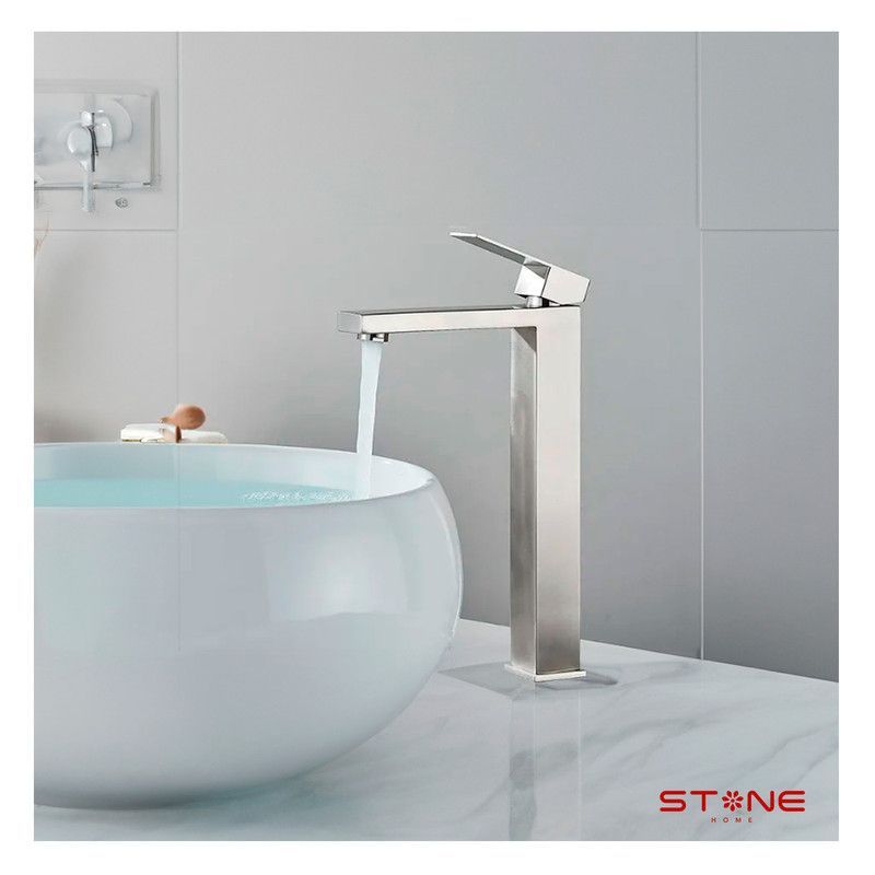 STONE - MEZCLADORA P/BOWL AL MUEBLE CAELI ST-01 CROMADO STONE
