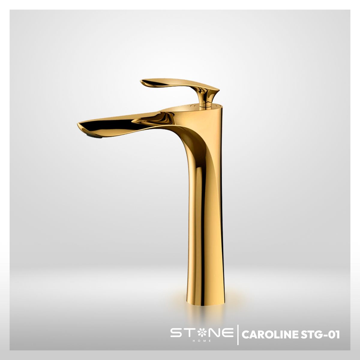 STONE - MEZCLADORA PBOWL AL MUEBLE CAROLINE STG-01 GOLD STONE