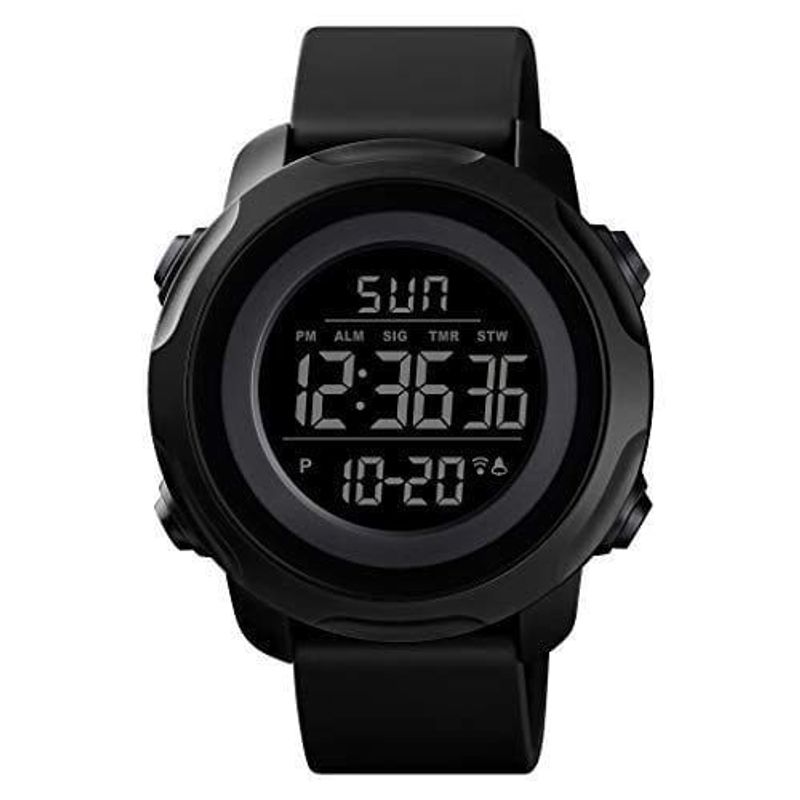 SKMEI - Reloj Skmei 1682 MIDE TU TEMPERATURA CORPORAL Y AMBIENTE NEGRO_.