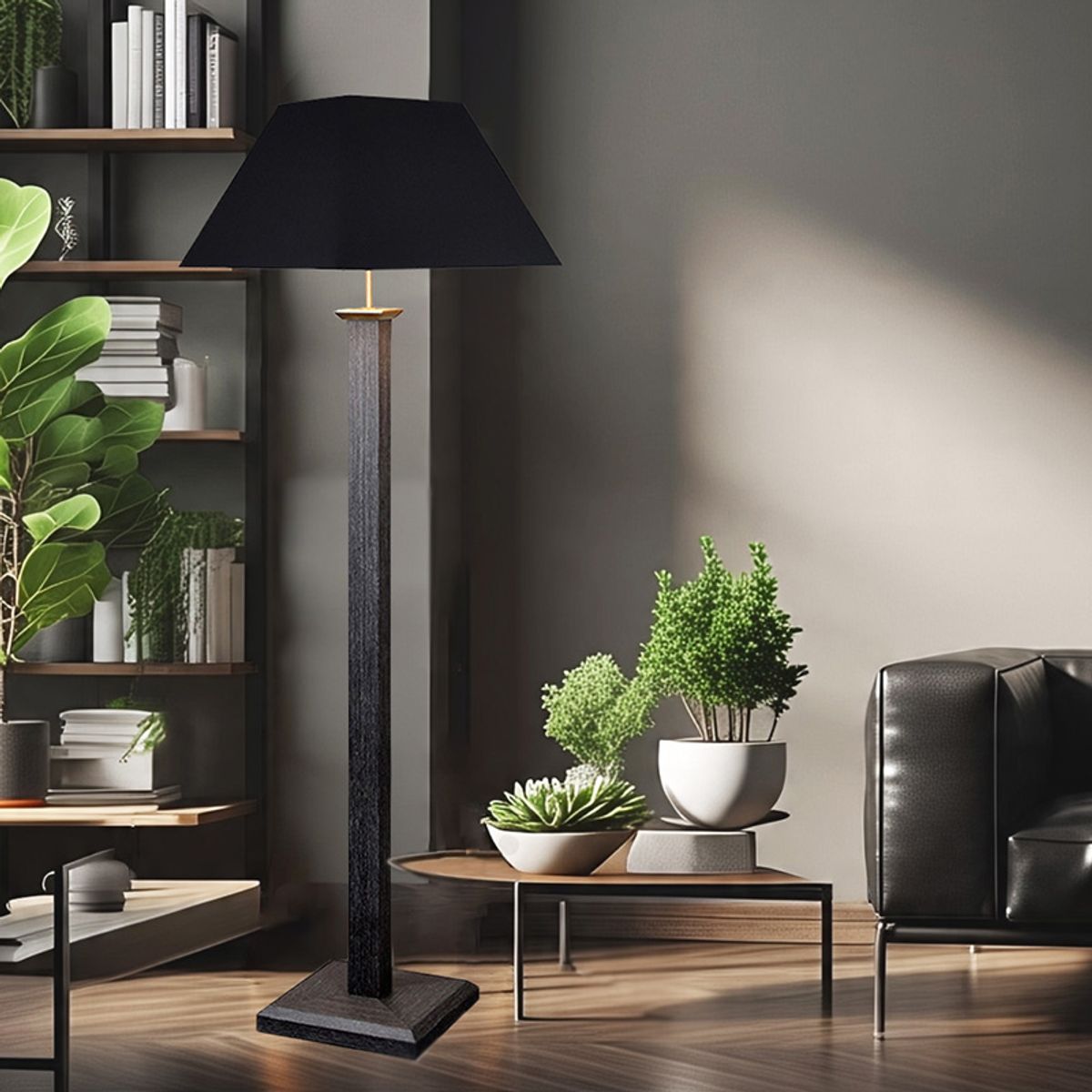 GENERICO - Lámpara de pie Creta Álamo