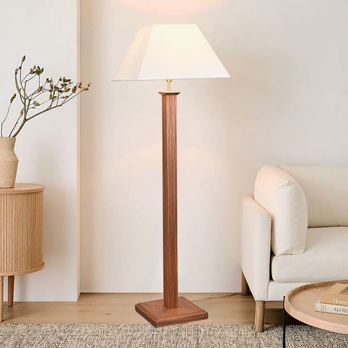 GENERICO - Lámpara de pie Creta Rosewood