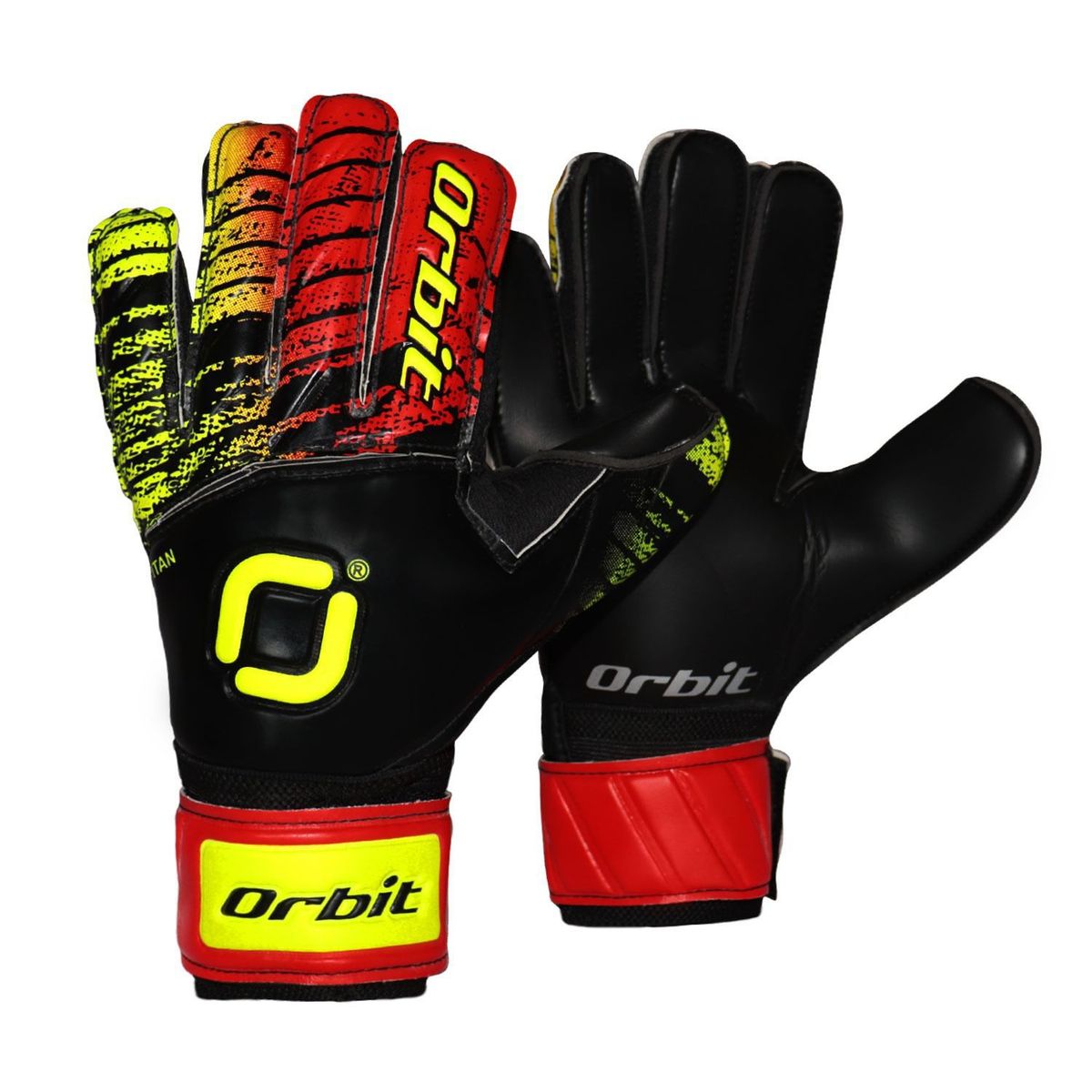 GENERICO - Guantes de Arquero Fútbol Orbit Titán Talla 5 Rojo