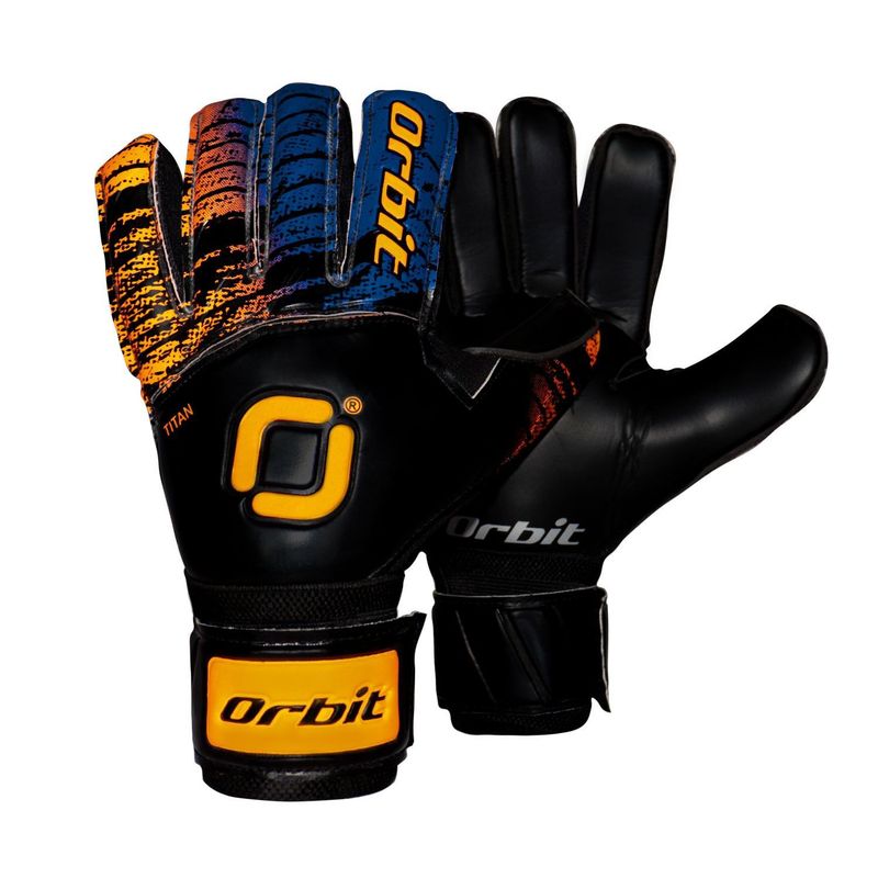 GENERICO - Guantes de Arquero Fútbol Orbit Titán Talla 5 Naranja