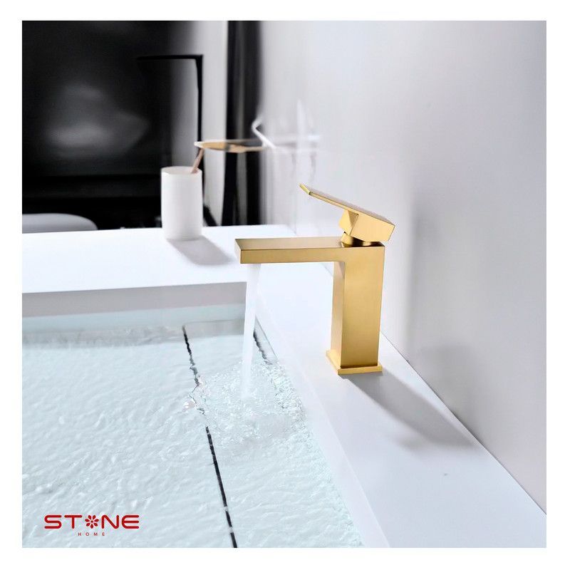 STONE - MEZCLADORA PLAVATORIO CAELI SHORT STG-01 GOLDEN STONE