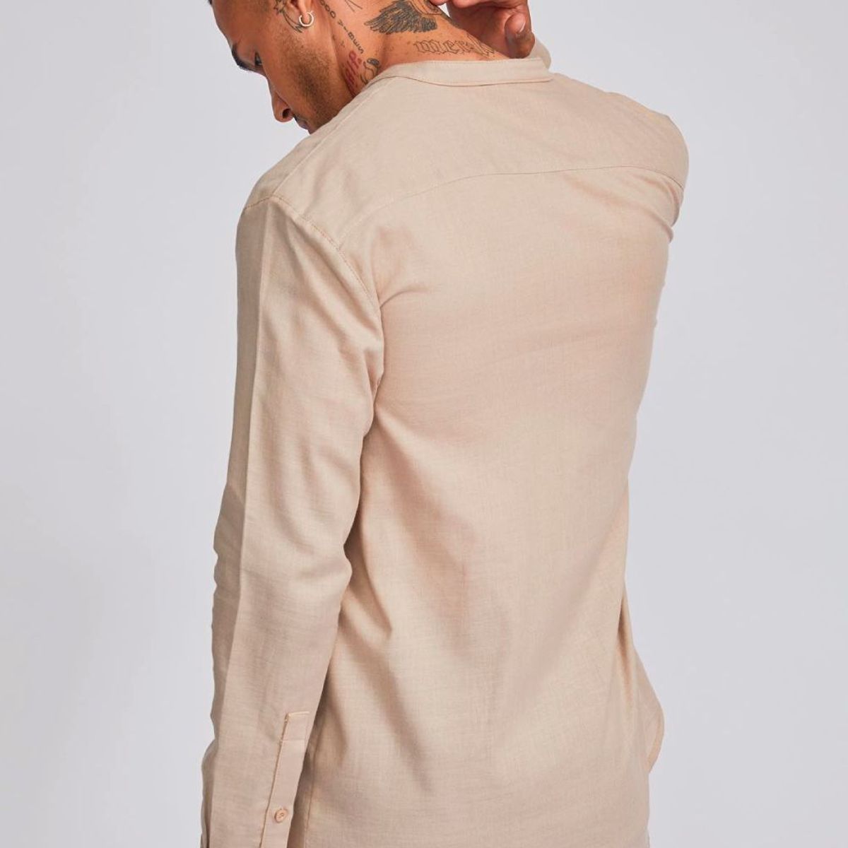 GENERICO - CAMISA LINO CUELLO MAO