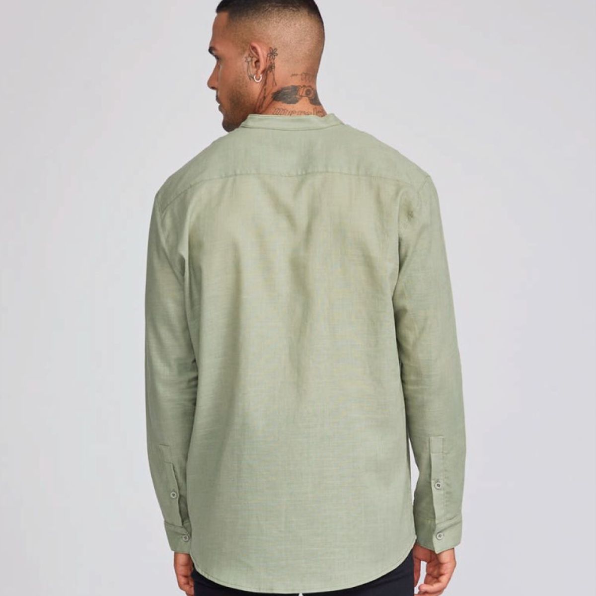 GENERICO - CAMISA LINO CUELLO MAO