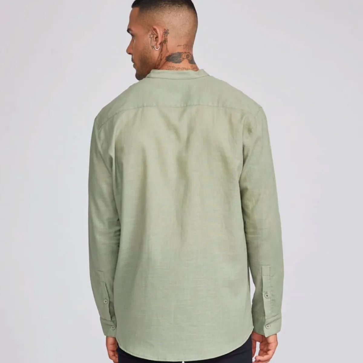 GENERICO - CAMISA LINO CUELLO MAO