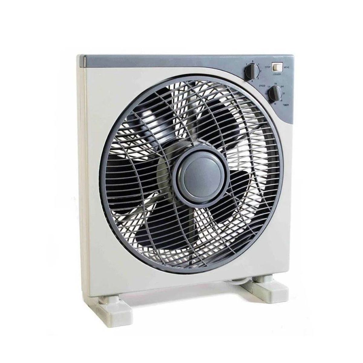 IMPORTADO MC - Ventilador de Mesa 12 Pulgadas 3 Velocidades Con Temporizador 45w