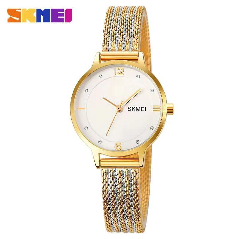 SKMEI - RELOJ SKMEI 1874 DORADO CORREA ACERO PARA MUJER