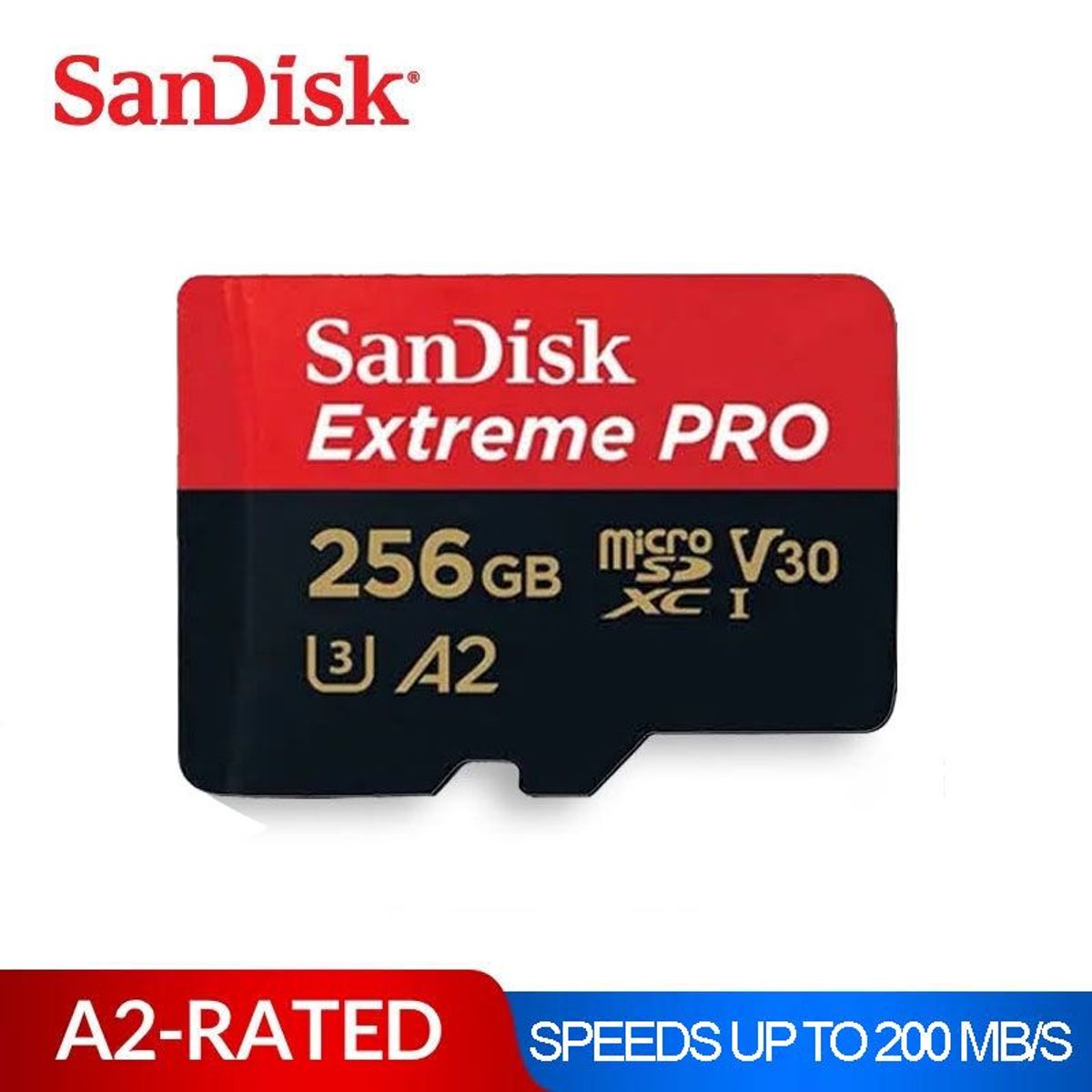 SANDISK - Tarjeta de memoria micro sd sandisk extreme pro 256 gb