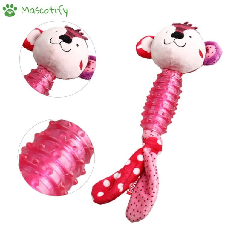 GIGWI - GIGwi Suppa Puppa Monkey - Juguete para perros pequeños