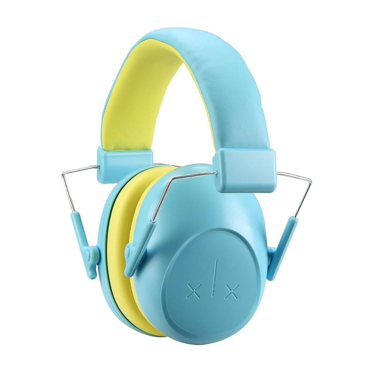 GENERICO - Audífonos Antiruido Orejeras para Niños 3-15 años Reducción de Ruido 28dB Celeste Amarillo - ONH
