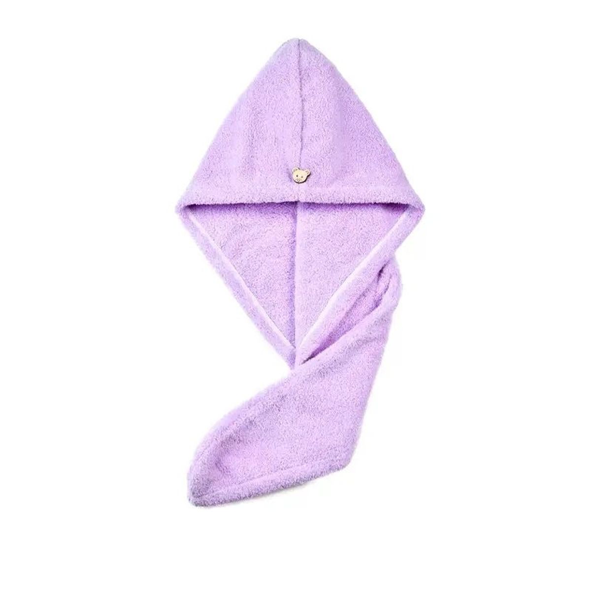 GENERICO - TOALLA PARA CABELLO TIPO TURBANTE