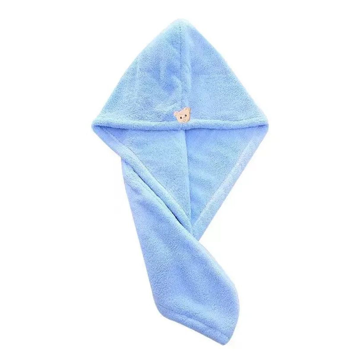 GENERICO - TOALLA PARA CABELLO TIPO TURBANTE