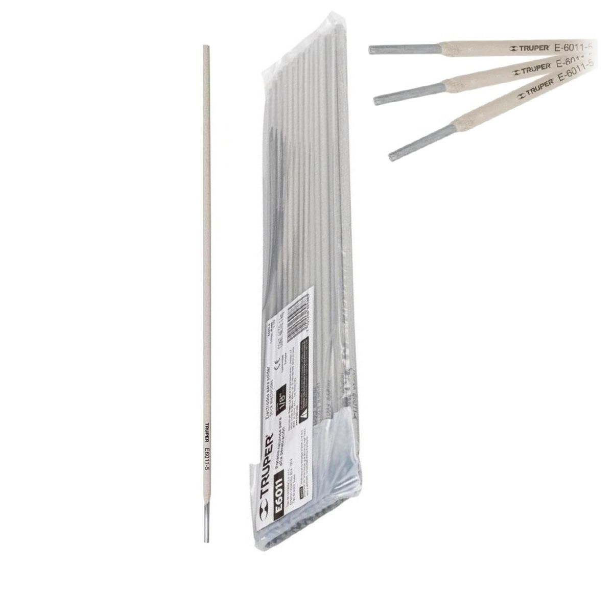 TRUPER - Electrodo 6011 de 1/8", 1 Kg Truper