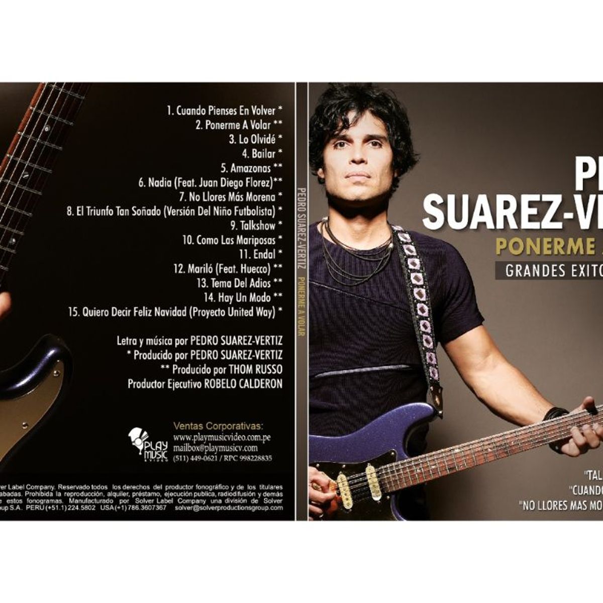 GENERICO - CD Ponerme a volar Pedro Suárez-Vértiz